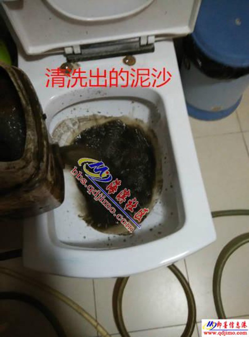 温暖的家，清洁的地暖管道